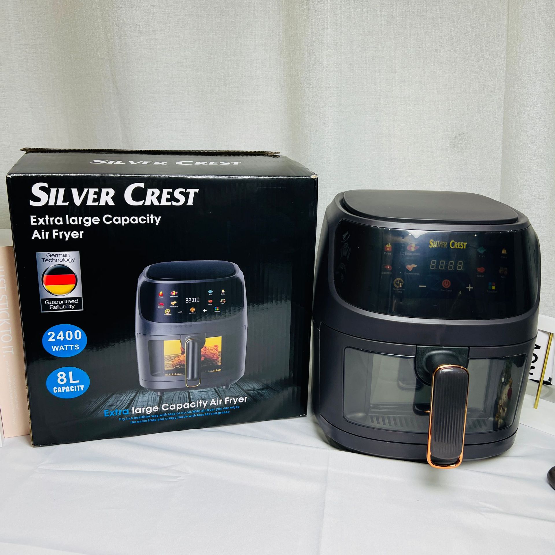 8L 에어프라이어 영국식 [220V—영국 플러그