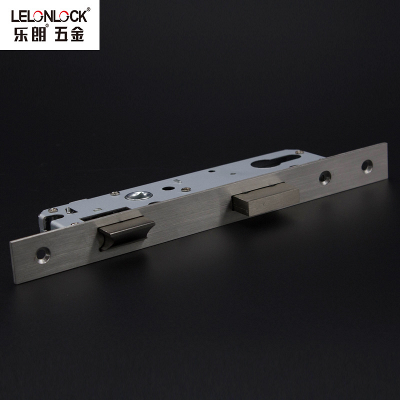 Puente roto estándar europeo Puerta de aluminio Cuerpo de cerradura especial Puerta lateral estrecha de acero inoxidable 8535 Cuerpo de cerradura Balcón Patio Accesorios de cerradura mecánica