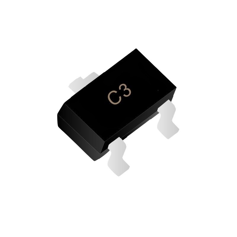 小信号三极管 BC807-25	 SOT-23 封装印字 5B 佑芯微