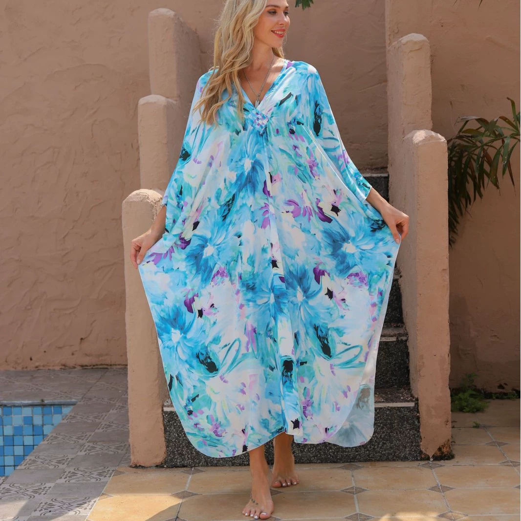 Beach swimwear for leisure, European style, for import, Amazon, oversize, sun protection