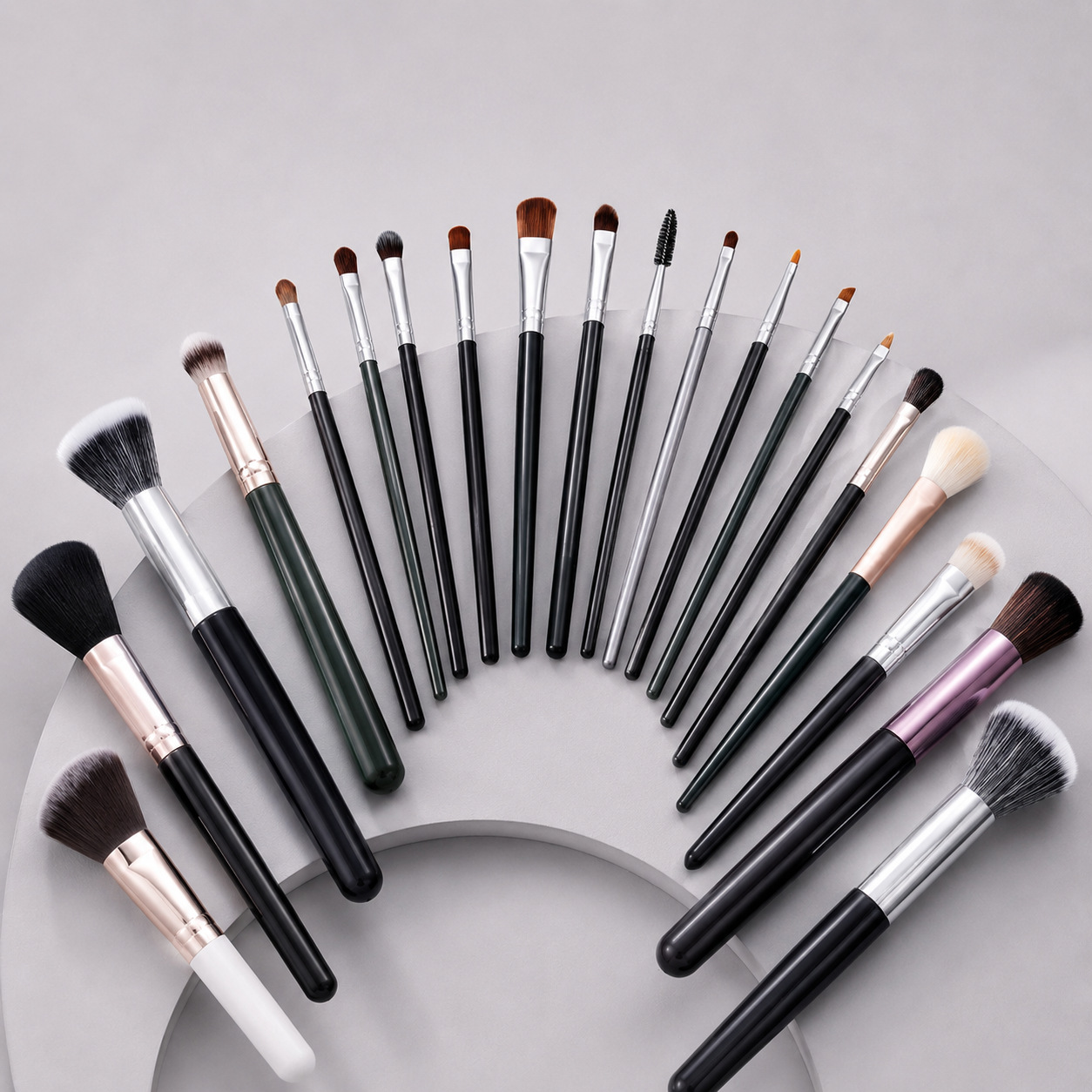 Pinceles de maquillaje Cangzhou, juego completo de un solo pincel, pincel para sombra de ojos, pincel para corrector 270, pincel para sombra de nariz, pincel de detalle T22