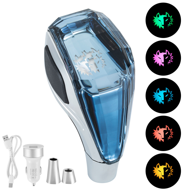 Accesorios de automóviles para Toyota Mazda Mitsubishi Crystal Gear Handle Head Head Lighting Gear Head image 17