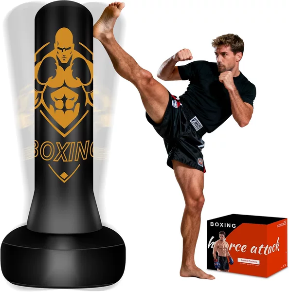 Freestanding Punching Bag for Adults, 70" Heavy Bag Inflatable