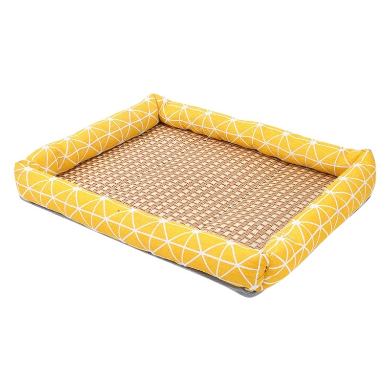 Nido de la perrera gato verano estera Cuatro Estaciones Universal suministros Para Mascotas pequeño mediano cama del perro gato estera nido