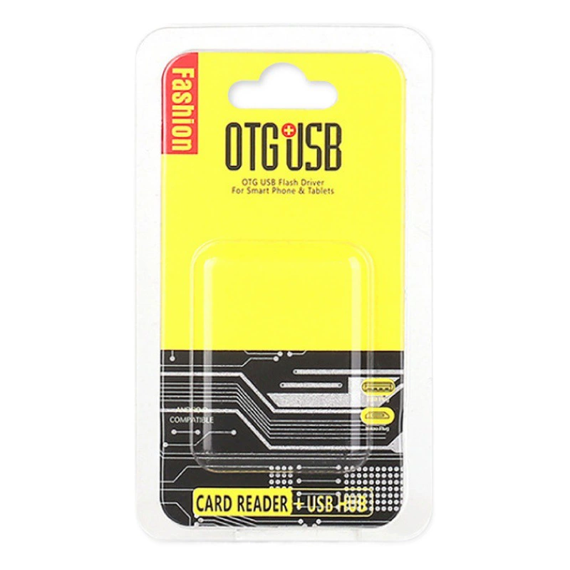 Адаптер упаковочный OTG картонная Ювелирная цветная карта Type-C/микро/Apple адаптер карты упаковочная коробка