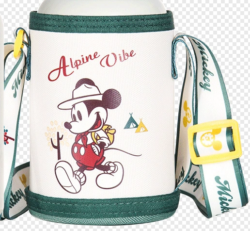 Cartoon genuine glass, children's bag strap, protective case, with embroidery