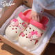 New Girls Cute Merlot Cave Shoes Girl Heart 2024 Summer EVA Soft-soled Beach Shoes Sandals Ins