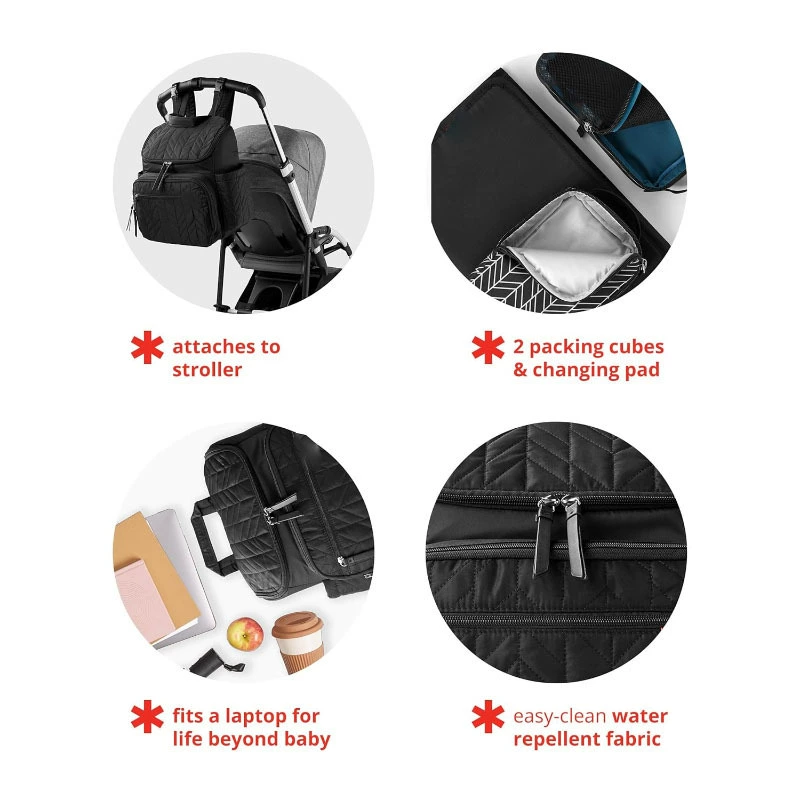 Diaper, universal backpack, children's travel bag, stroller