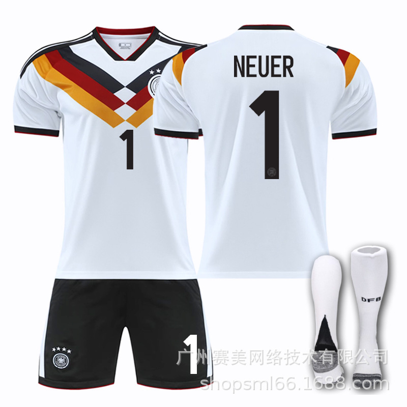 25-26 Selección nacional alemana No. 17 Wirtz Fútbol Trajes masculinos 8 Cross 13 Mueller Copa Mundial