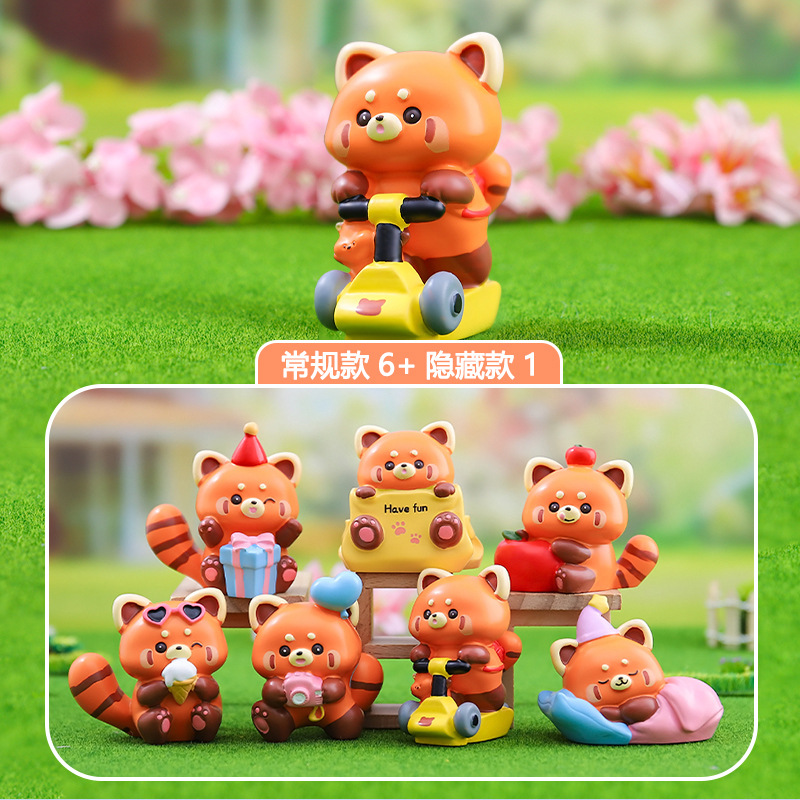 クリエイティブな樹脂工芸品、秘密の花言葉、小さなウサギのブラインドボックス、漫画風で可愛い、女の子の寝室の装飾ギフト、卸売