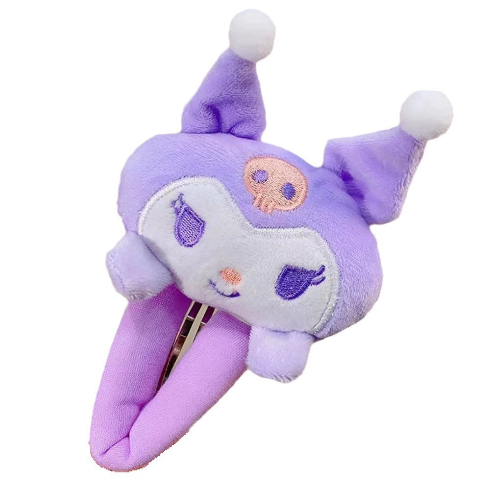 Плюшевые ободки для волос (Sanrio) милый мультяшный аксессуар для волос, мягкий плюшевый помпон, один размер