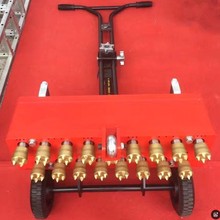 供应11头凿毛机 手推式混凝土气动凿地机 路面桥面多头打毛机