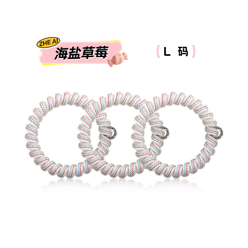 TT高级感电话线发圈 高弹力简约电话绳TT圈发绳无痕不伤发女款|undefined