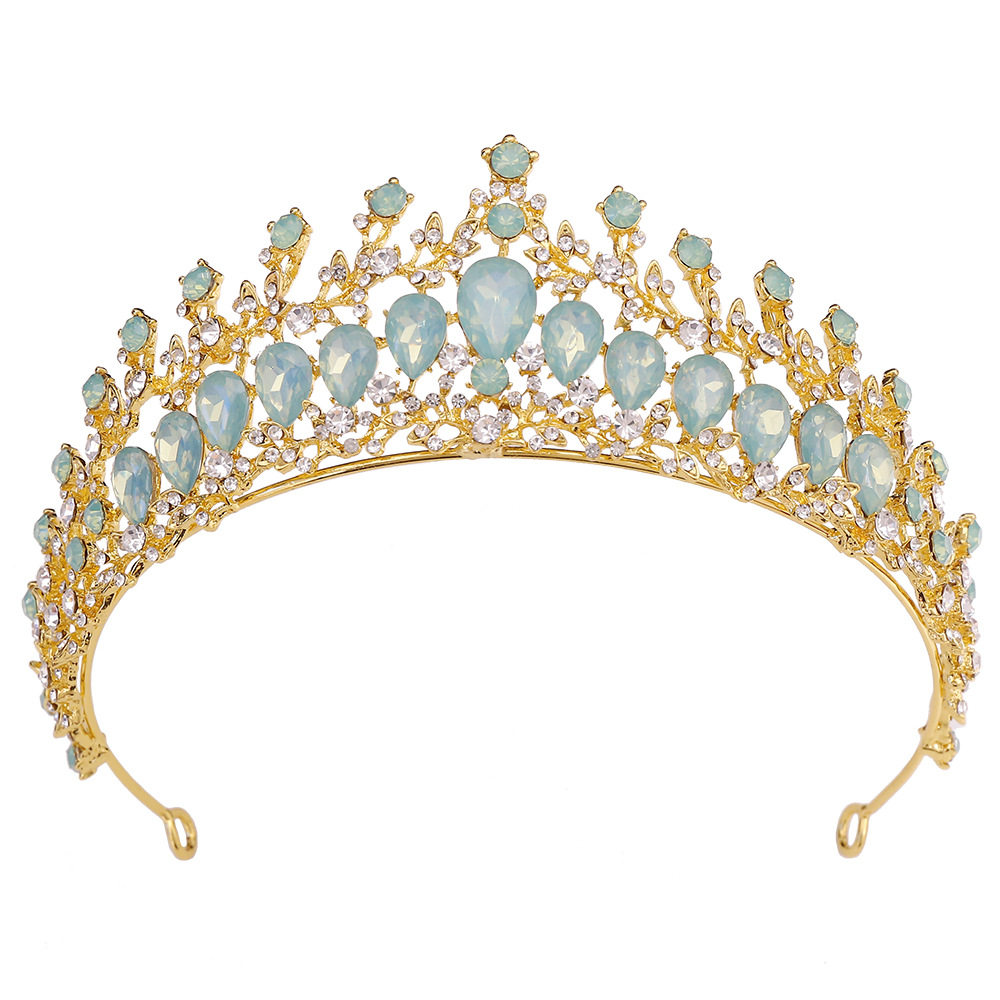 150g Weight Crown Hair Accessories Type 1 Piece Quantity Holiday, Wedding, Birthday Occasion Artificial Crystal, Alloy Material Crown Pattern Women's Gender Diamond Design Simple Style Style Simple Style Women's Crown Artificial Crystal Alloy Diamond Crown 34
