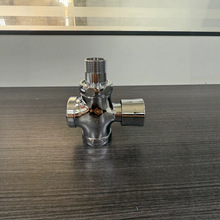 自闭式四通阀手压蹲厕冲洗阀大小便脚踏冲水器批发便池铜质阀体