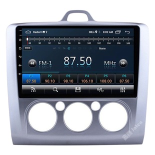 Suitable for Ford Focus manual air conditioner 06-14 Android large screen navigation Bluetooth reversing image
