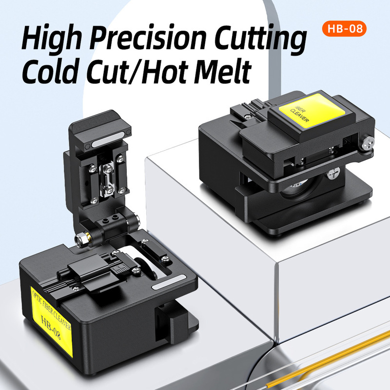 HB-08 fiber cutter FTTH cold welding hot melt tool automatic back-to-back optical fiber cutter manufacturers