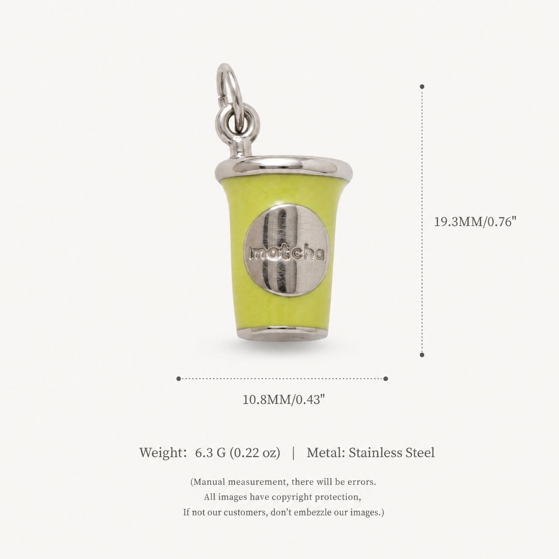 Tasse couleur acier