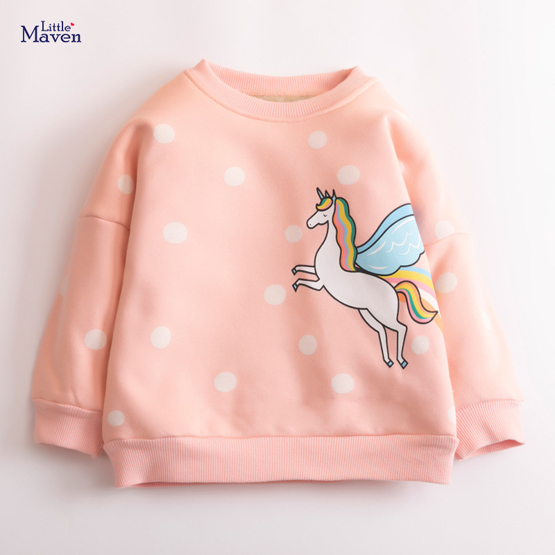 Suéter de algodón de manga larga para niños europeos y americanos de dibujos animados para niños Little Maven Otoño e Invierno image 2
