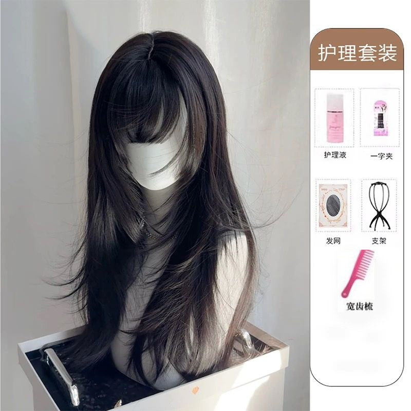 【送料無料 ウィッグ】女性用ウィッグ ハイレベルストレートヘア 有村架純肩丈ヘアフルヘッドウィッグ 女性用|undefined
