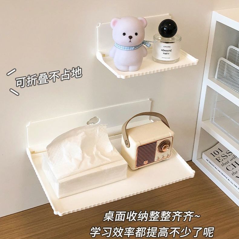 Bedside Storage Rack Wall Hanging Folding Board Bathroom Toilet Storage Wall Hanging Hole-free Upper and Lower Bushrooms Let Go of the Machine Bedside Storage Rack Wall Hanging Folding Board Bathroom Toilet Storage Wall Hanging Hole-free Upper and Lower Bushrooms Let Go of the Machine