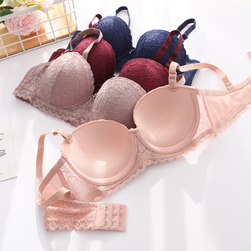工場の現物は1/2杯半の薄いレースのブラジャーです。|undefined
