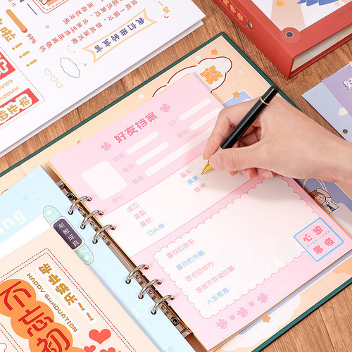 Classmate Creative Graduation Memory Album for Boys and Girls, Instagram Style, Elementary School Sixth Grade, Junior High and High School Life Pages, Wholesale