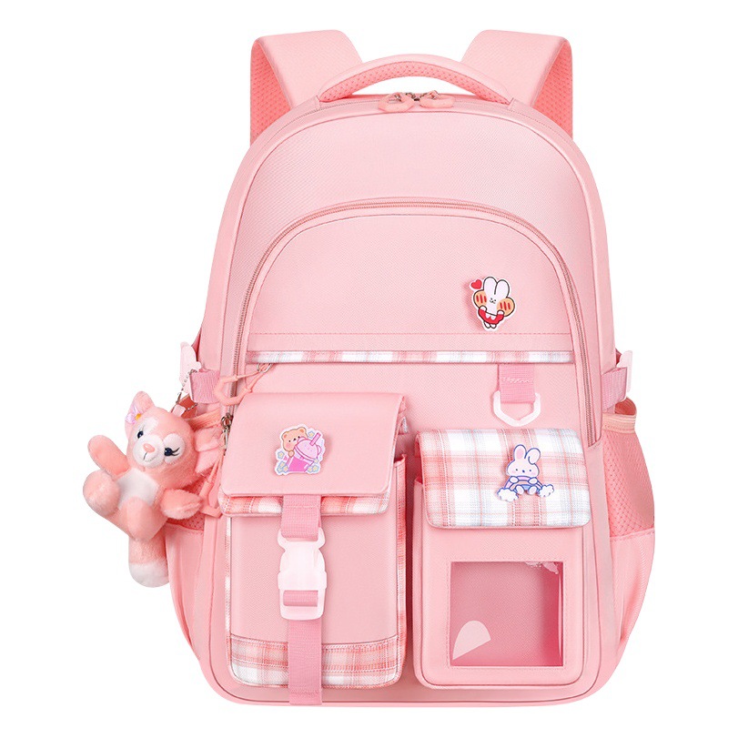 2023 comercio exterior niñas mochila impermeable escuela mochila reducción de carga nueva niñas niños escuela primaria mochila al por mayor