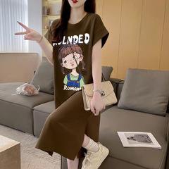 飛袖tシャツのスカートがゆったりしています。