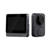 跨境爆款M12无线门铃4.3寸显示屏家用智能双向对讲视频监控门铃