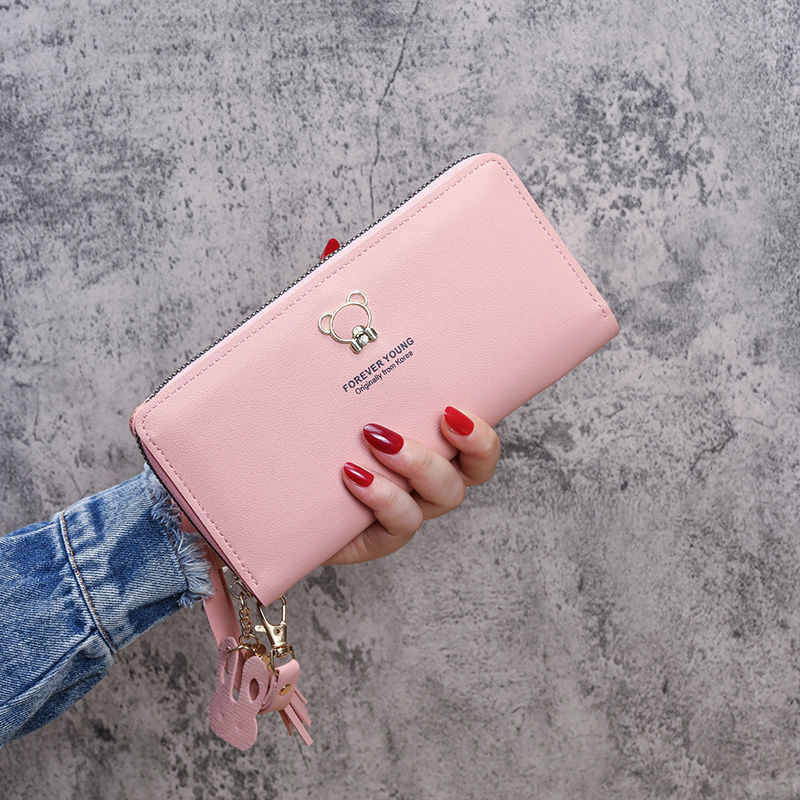 2021 Wallet for Women, Korean Style Student Coin Purse, Mini Tassel Multi-Card Slot Large Capacity Card Holder, Short Versatile Design 2021 Wallet for Women, Korean Style Student Coin Purse, Mini Tassel Multi-Card Slot Large Capacity Card Holder, Short Versatile Design