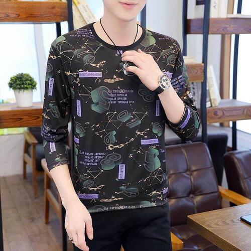 Supports multi-platform long-sleeve t-shirts, sporty, breathable, quick-drying, fashionable 3D