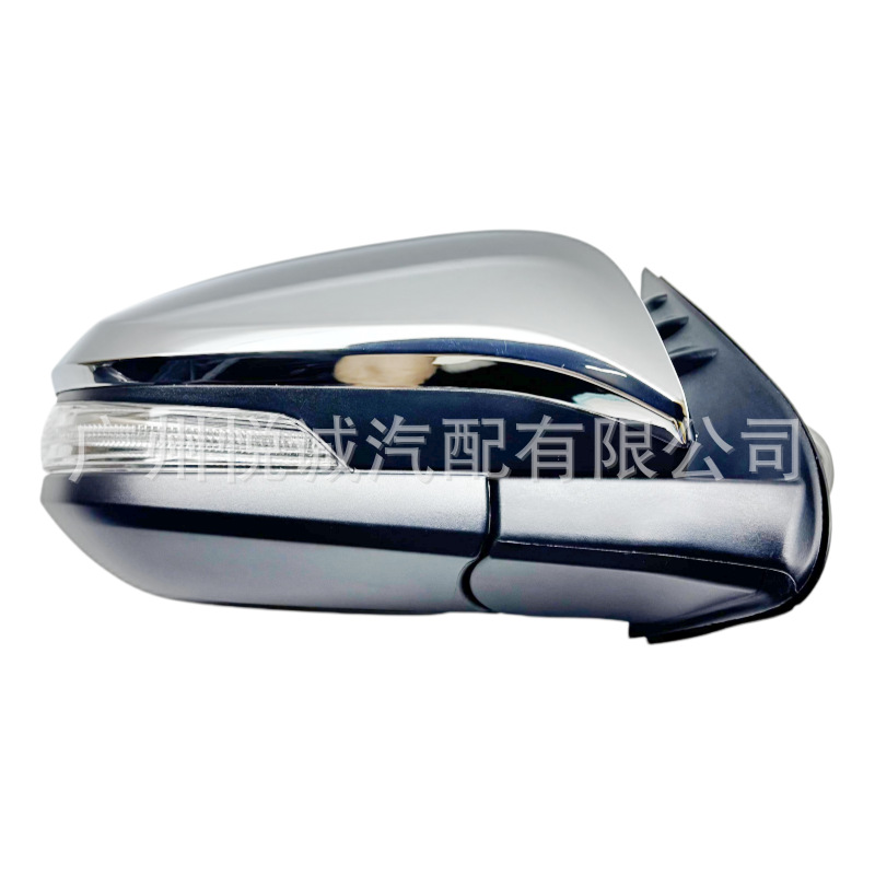 Suitable for 2015-2021 Toyota Hilux REVO rearview mirror assembly, 7-wire with light, electroplated
