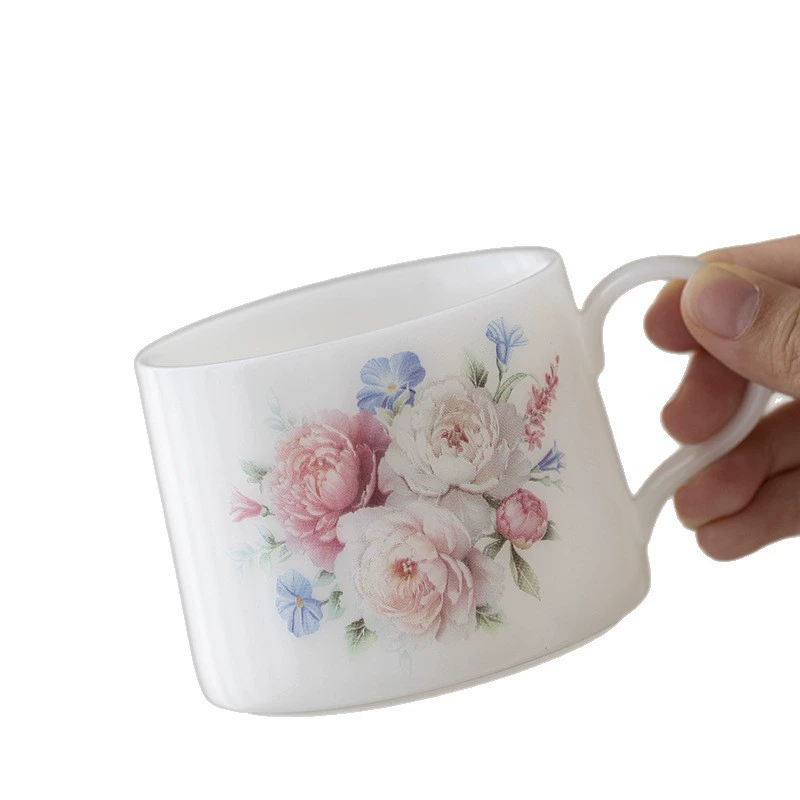Ceramic coffee flavored tea, tea cup, ice imitation, Birthday gift