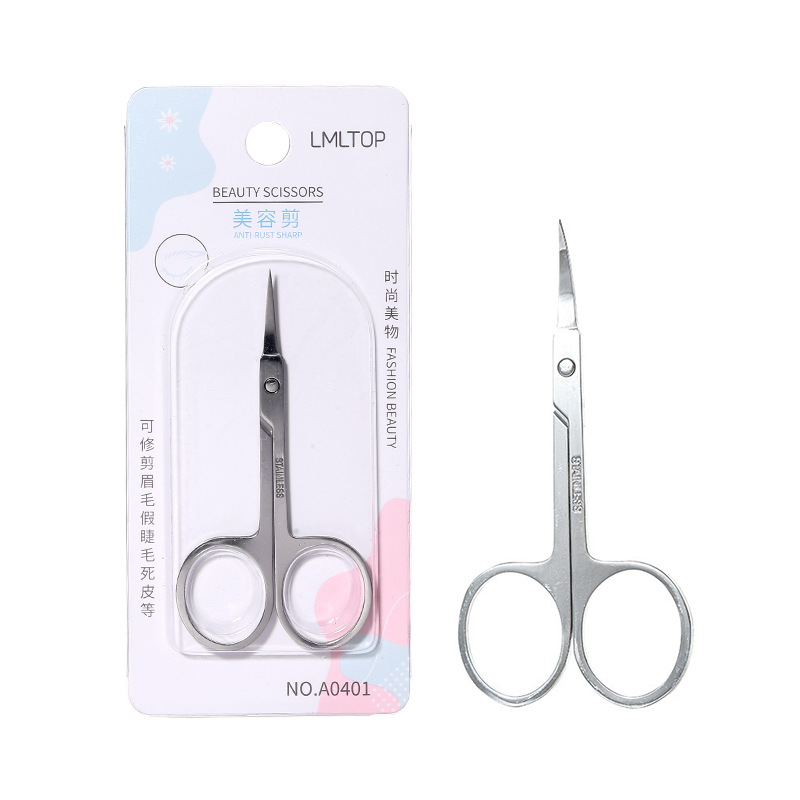 Latin American LACE peine ceja tijeras de belleza ceja maquillaje herramientas ceja tijeras colección al por mayor