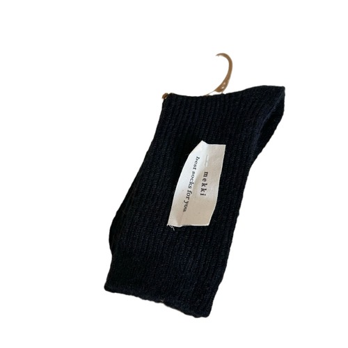  autumn and winter new thickened wool mid-calf socks women's confinement floor socks warm solid color heating wool pile socks