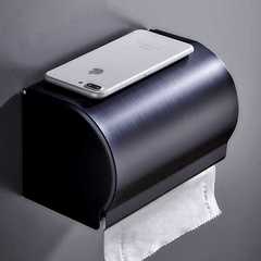 Wholesale bathroom tissue holder wall-mounted toilet paper holder rectangular grass toilet paper holder household toilet roll holder for hygiene