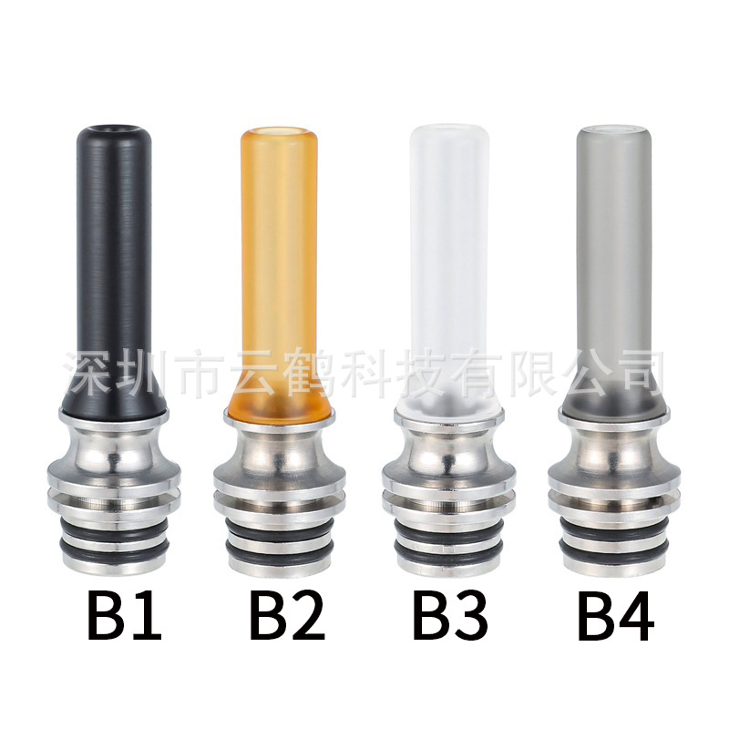 510 largo acero inoxidable + POM PEI plástico acrílico paja goteo sola punta ABCD