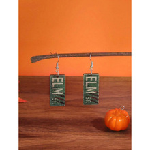 J 73820 Acrylic Halloween theme earrings �ǿ�����ʥ�������
