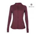 Dark red jacket