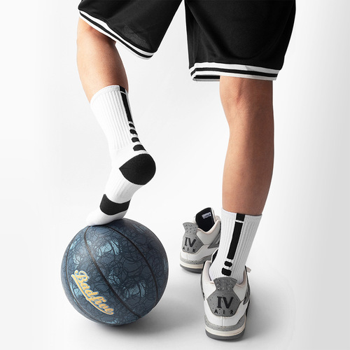 NBA professional elite sports socks basketball socks men's American actual training thickened towel bottom mid-length socks