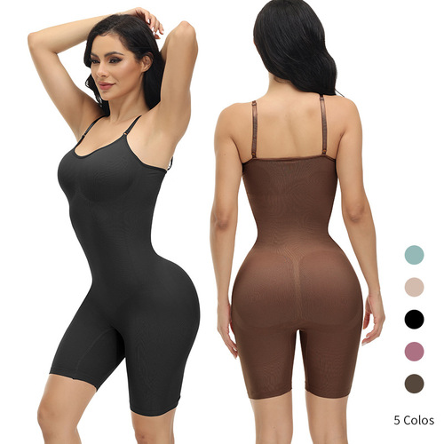 European and American body-shaping girdle, stomach-cinching sexy shaping Amazon clothing, high elasticity seamless body slimming garment