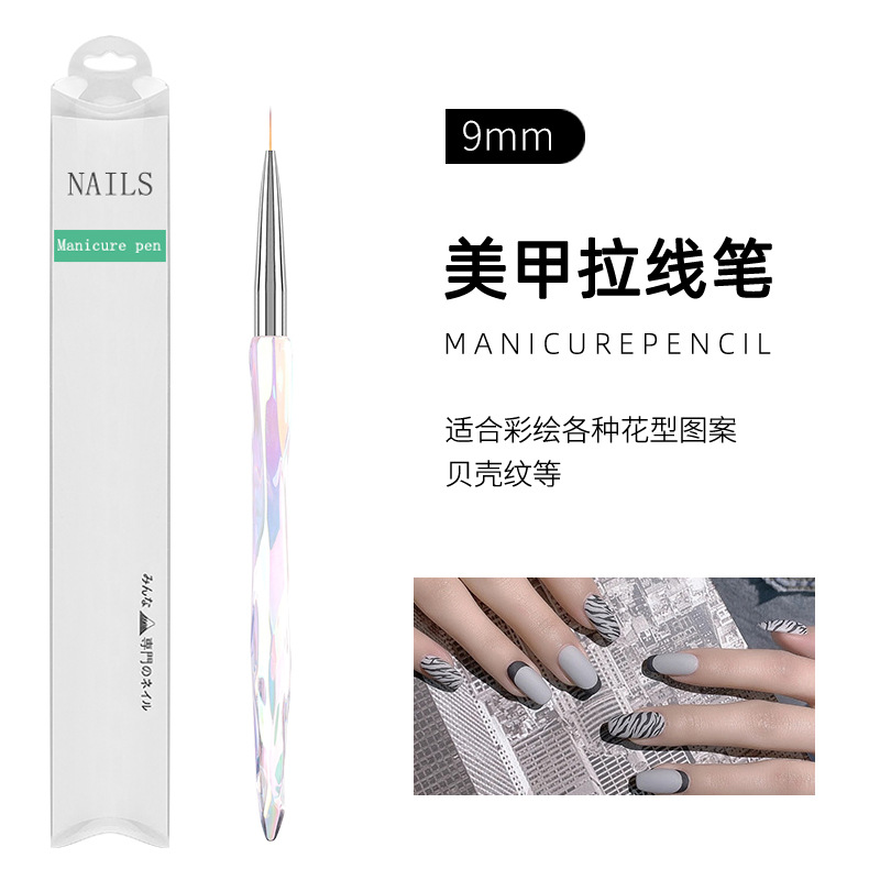 Color deslumbrante conjunto de pinceles de uñas gradiente 5 conjuntos de pinceles de fototerapia de pinceles de uñas herramientas de pinceles de uñas