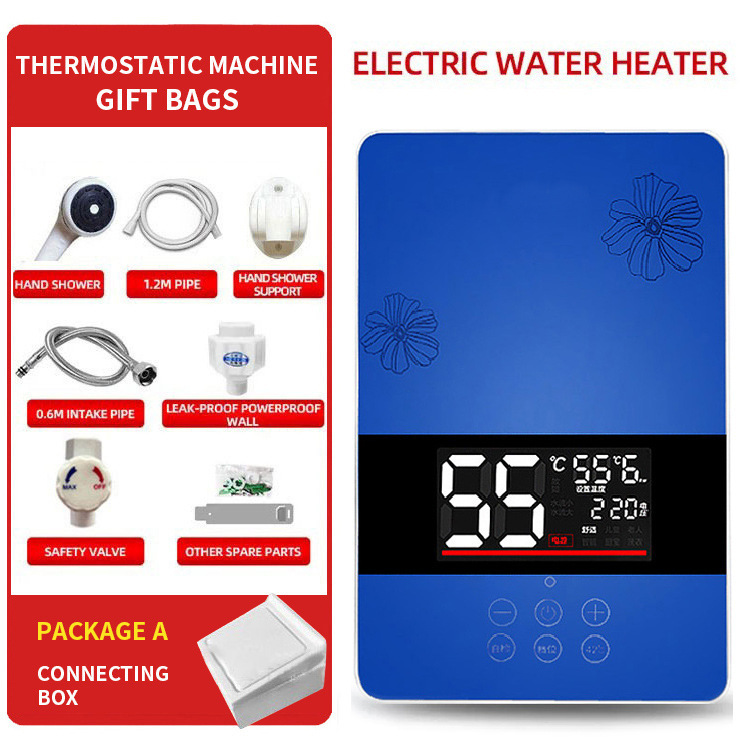 国境を越えたインスタント電気温水器 110V 家庭用インスタント加熱小型シャワーインテリジェント恒温バス省エネ|undefined