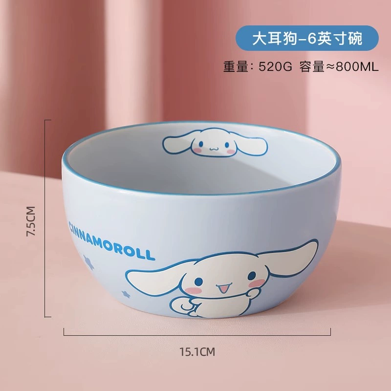 Керамическая посуда (Hello Kitty) милые высококачественные чаши и тарелки, разные размеры 4,5–8 дюймов