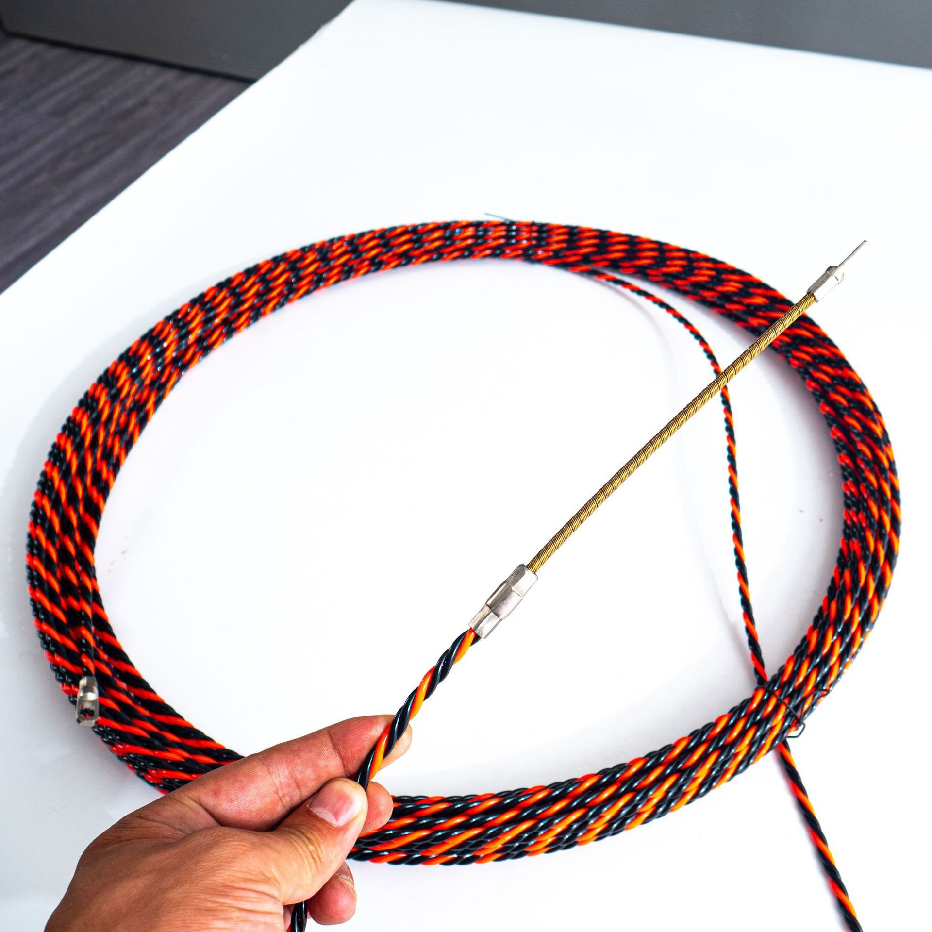 三股弹簧钢批发电工穿线器引线器拉线器暗管道穿线器线管