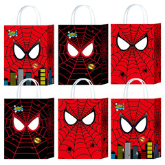 アマゾンスパイダーマンのテーマクラフト紙袋クリスマスプレゼント袋服装ジュエリーデパートショッピング手提げ紙袋