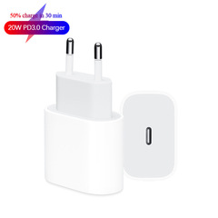 20W歐規PD充電器適用iPhone15Pro蘋果14 13手機iPad歐標快充插頭