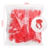 Round red (100 pieces)