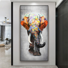 装饰画玄关客厅深圳大芬油画村现代简约动物造型挂画